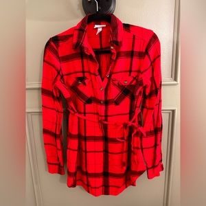 Maternity Flannel Size Small